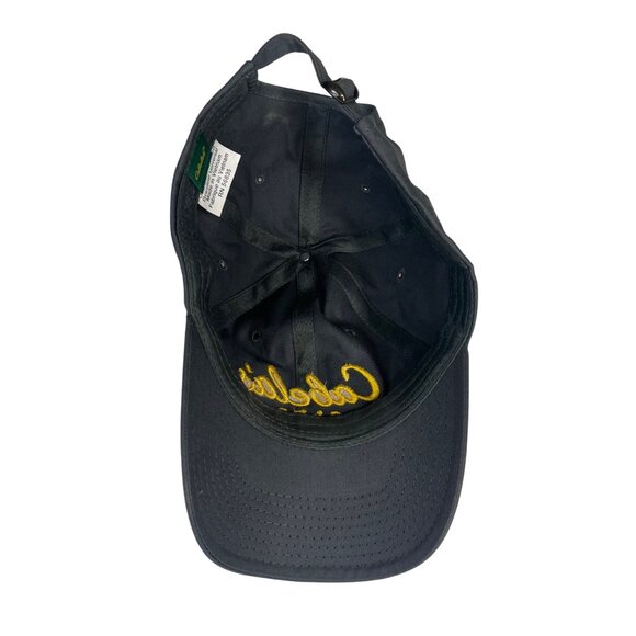 Cabelas Club Adjustable Baseball Cap Gray Yellow Embroidered Logo - Picture 4 of 7